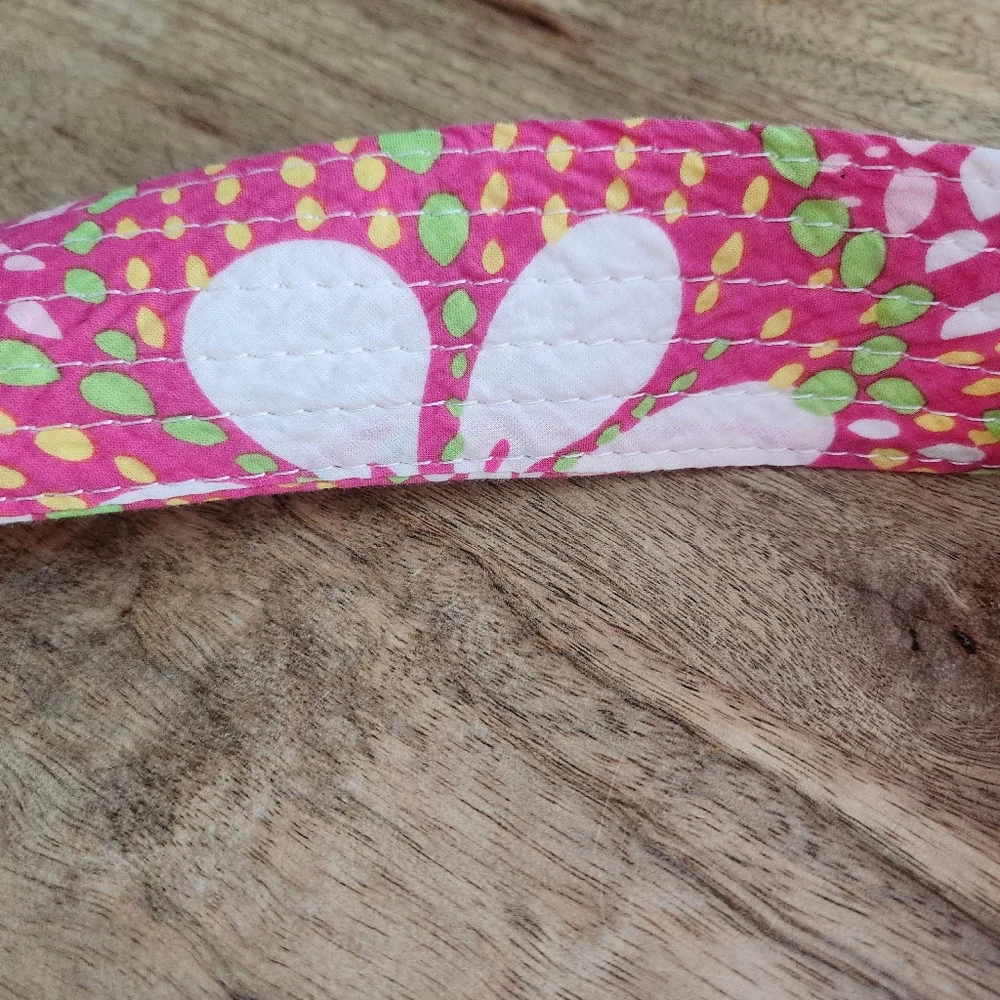 J Crew Pink Floral Fabric Belt Small/Medium - Picture 11 of 14